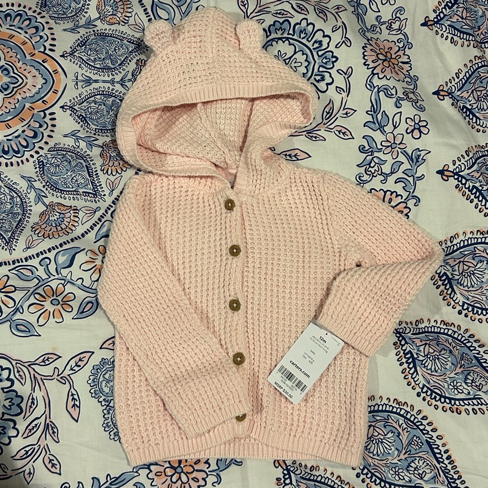 NWT Carter’s Pink Bear Seeater